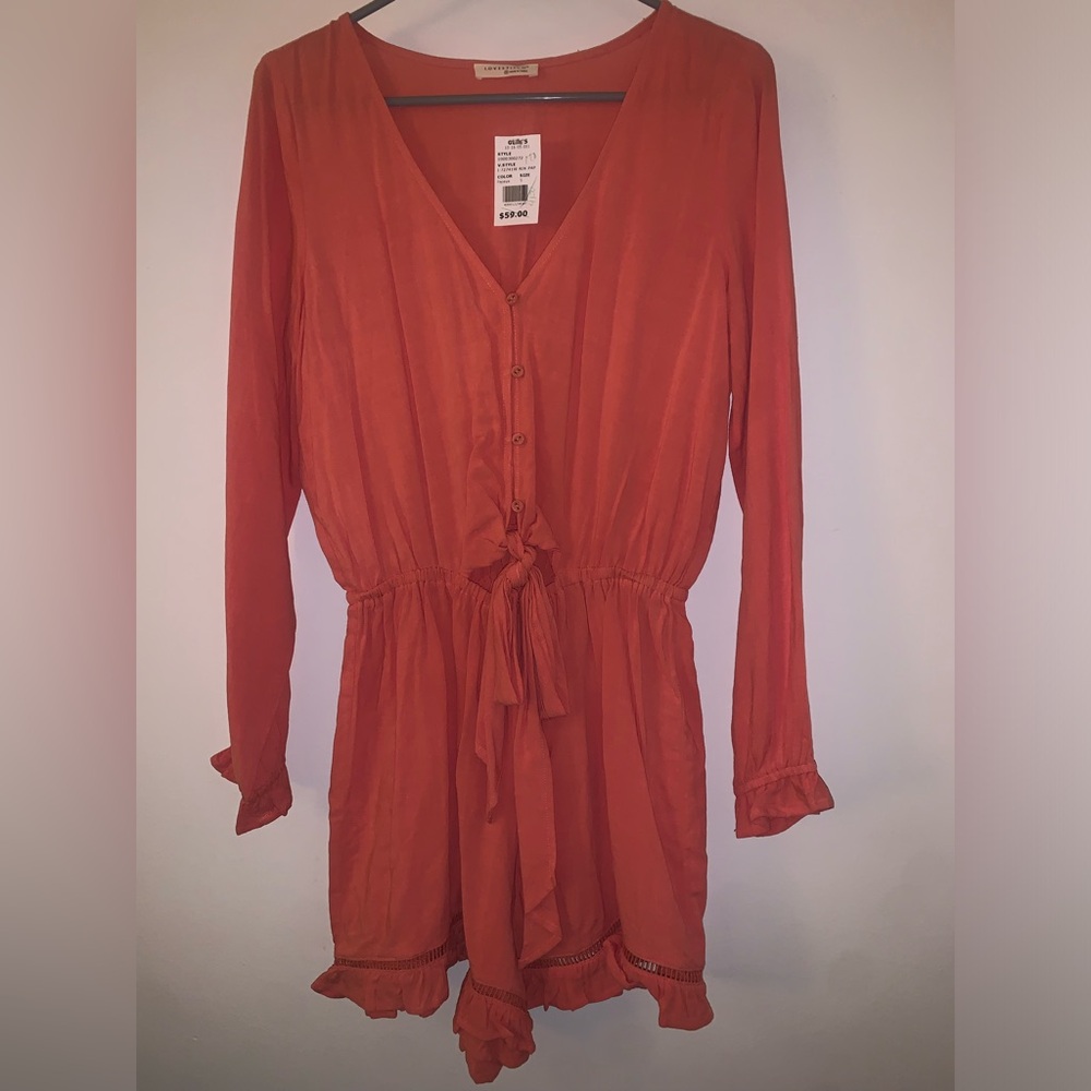 Lovestitch Long Sleeve Romper
